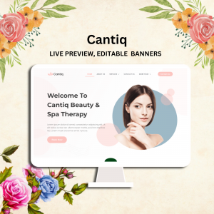Cantiq WordPress Template Canva